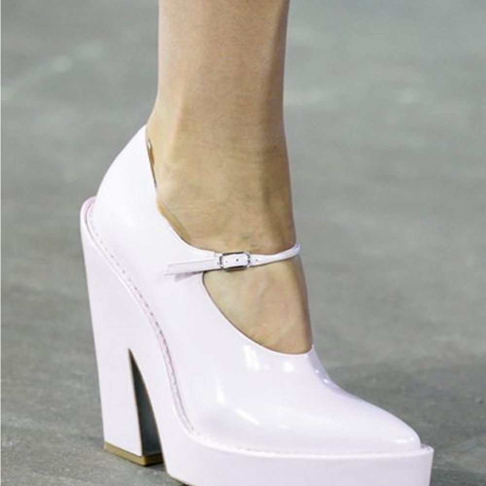 Alexander Wang BLACK spring 2014 platforms size 10